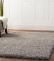 Louann Solid Shag Rug - Light Gray - 5' X 8'
