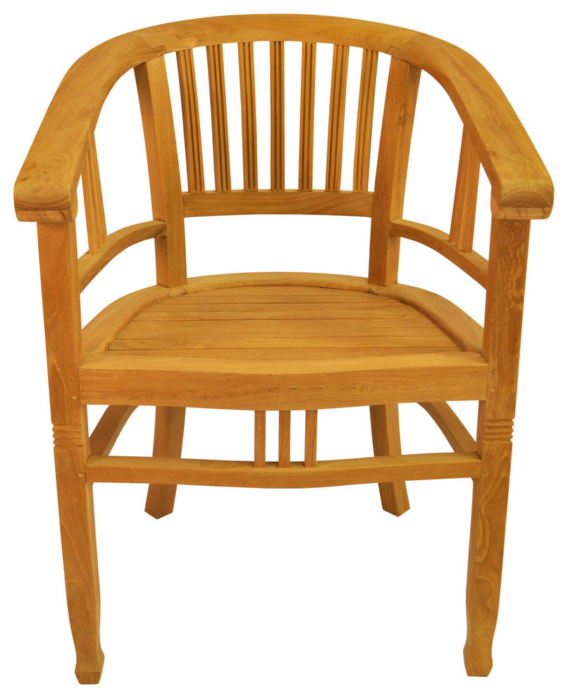 Anderson Teak CHD-044 Captain' s Wooden Dining Armchair
