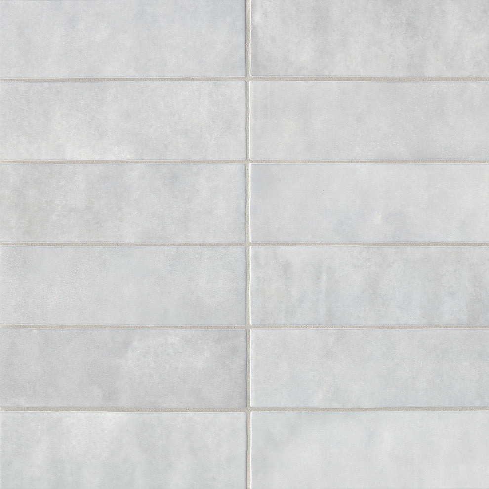 Cloe 2.5"x8" Artisan Ceramic Subway Tile, Gray