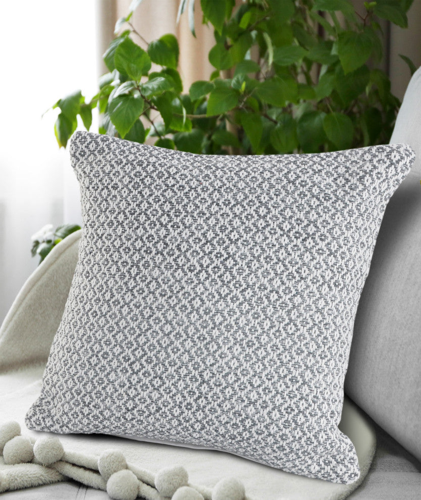 Intertwining Diamond Throw Pillow
