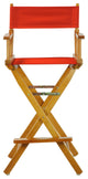 030" Director's Chair Honey Oak Frame-Red Canvas