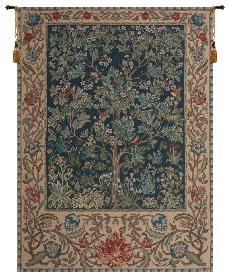 Tree of Life Tapestry, William Morris, 29"x21"
