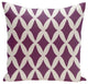 Holiday Brights Collection Geometric Pillow, Sugarplum, 20"x20"