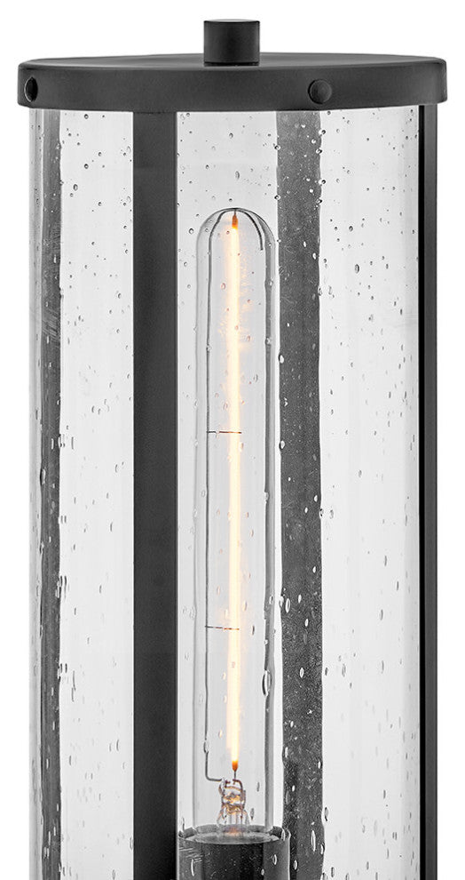 Lark Alfie Medium Post Mount Lantern, Black