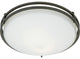 Ozark 2-Light Flush Mount, Iron Gate