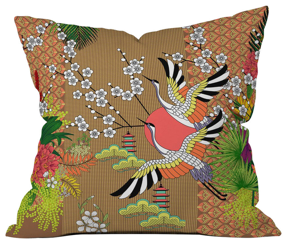 Juliana Curi Grou2 Throw Pillow, 18"x18"