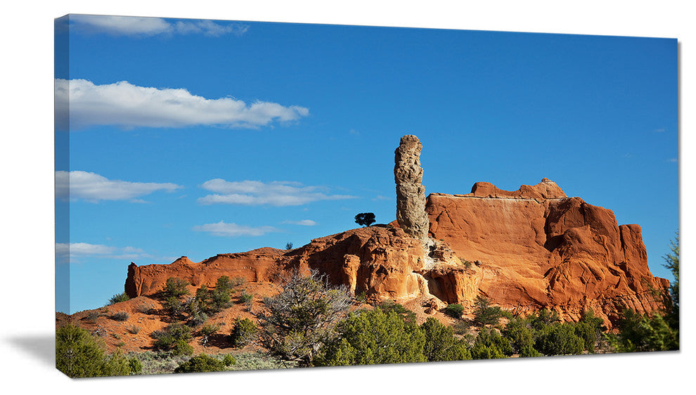 "Kodachrome State Park Usa" Modern Landscape Wall Art Canvas, 32"x16"