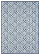Nimes Diamond Tile Cascade Area Rug, Dark Blue, 2'3''x3'3''