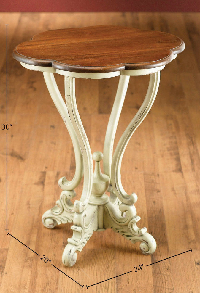 Elborough End Table, Parchment