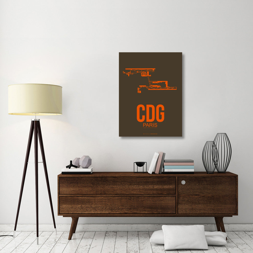 "CDG Paris Poster 3" Fine Art Print