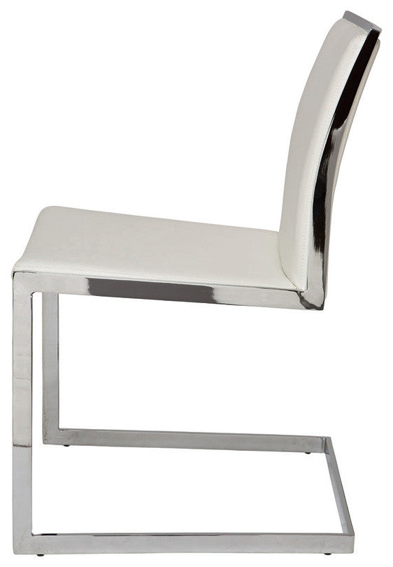 Temple Dining Chair by Nuevo Living, White