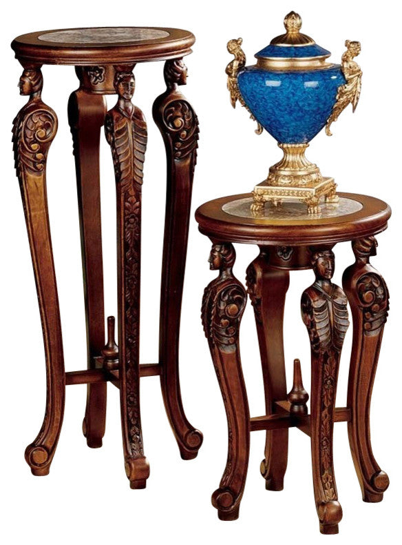 Caryatids Pedestals, Set of 2