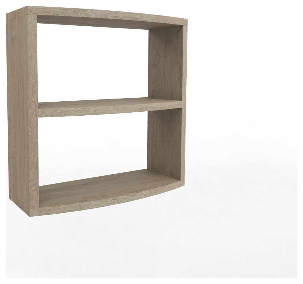 Manada-Mist Backless Wall Mounted Storage Cabinet