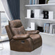 Betsy Furniture Microfiber Reclining Chair Rocker, Brown
