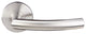 Oslo Lever, Half Passage, Right Hand, Satin Stainless Steel, 2-3/8" Backset