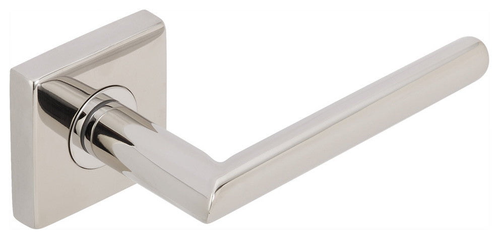 Stockholm Lever, Tubular Passage, Polished Stainless Steel, 2-3/4" Backset