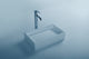 ADM Rectangular Countertop Sink, White, 20", Matte White
