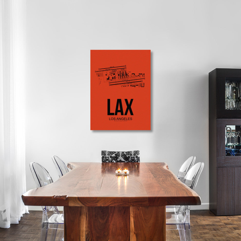 "LAX Los Angeles Airport Orange" Fine Art Print