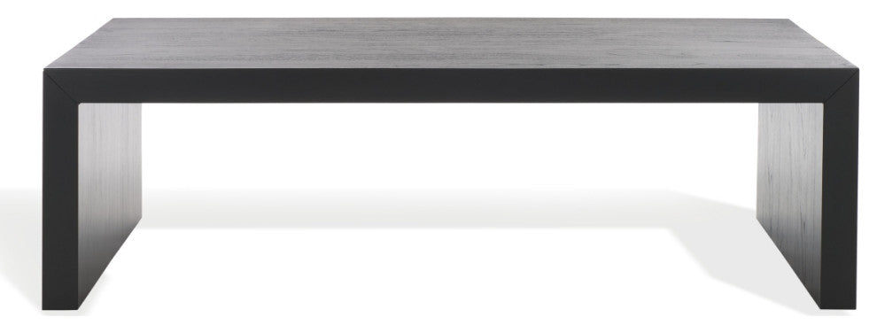 Safavieh Couture Tawney Rectangle Wood Coffee Table, Black