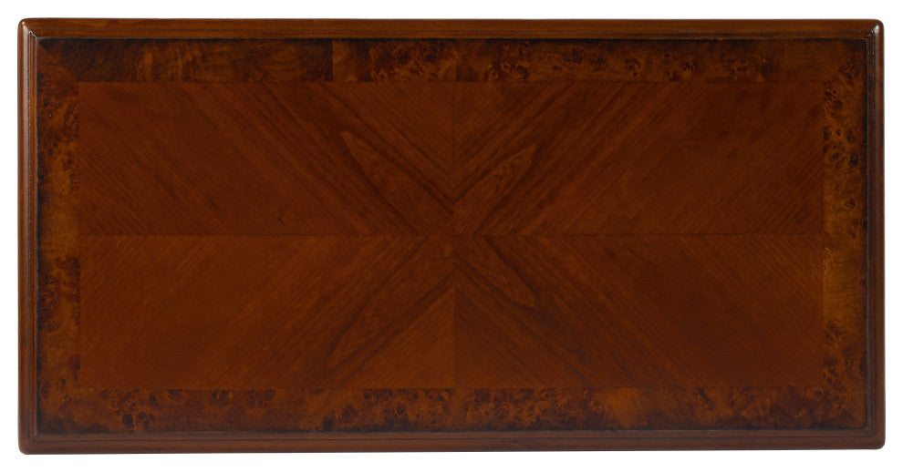 Devane Chairside Table, Medium Brown