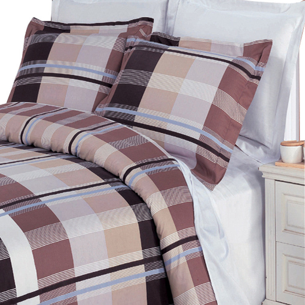 Arlington 3-PC 100% Cotton Duvet Cover Set, Full/Queen