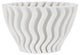 Ripple White Vase