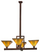 47W Prairie Corn 4 LT Inverted Pendant