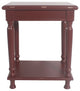 Reynolds Accent End Table, 22" Tall, Red
