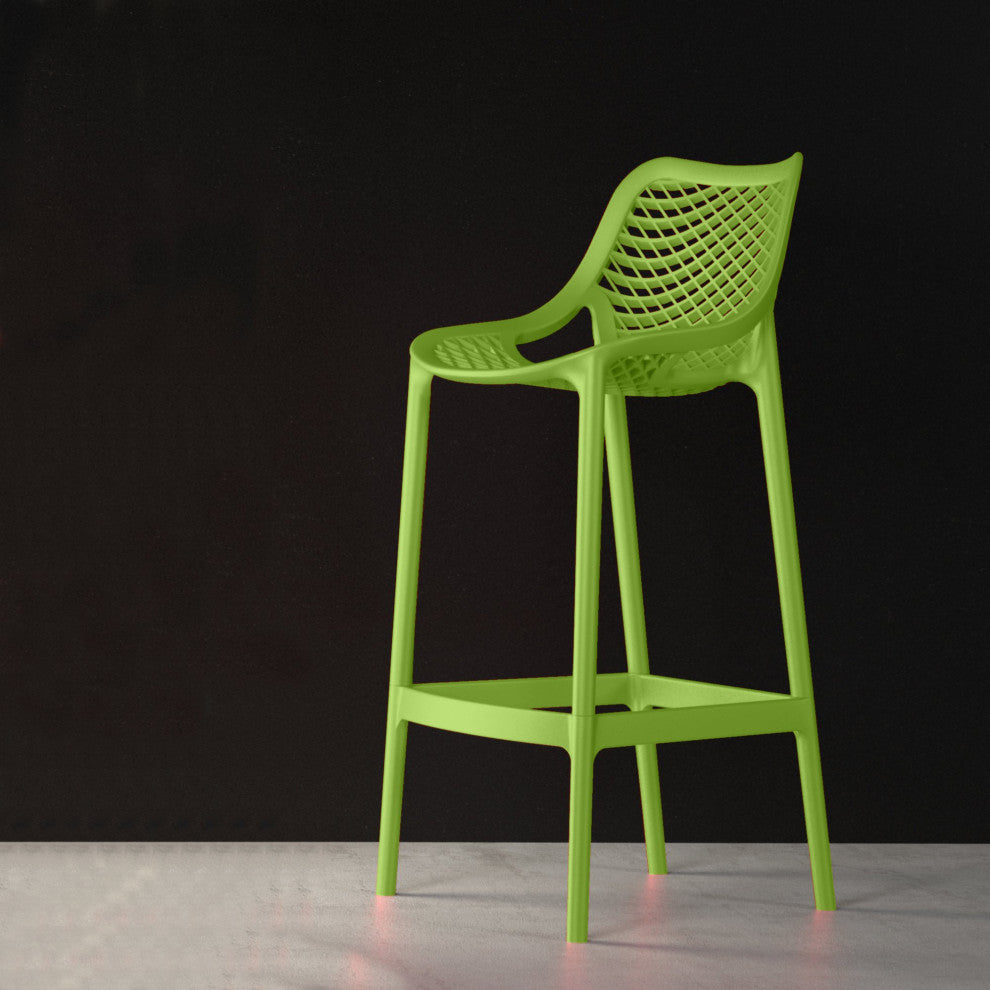 Compamia Air Counter Stools, Set of 2, Tropical Green