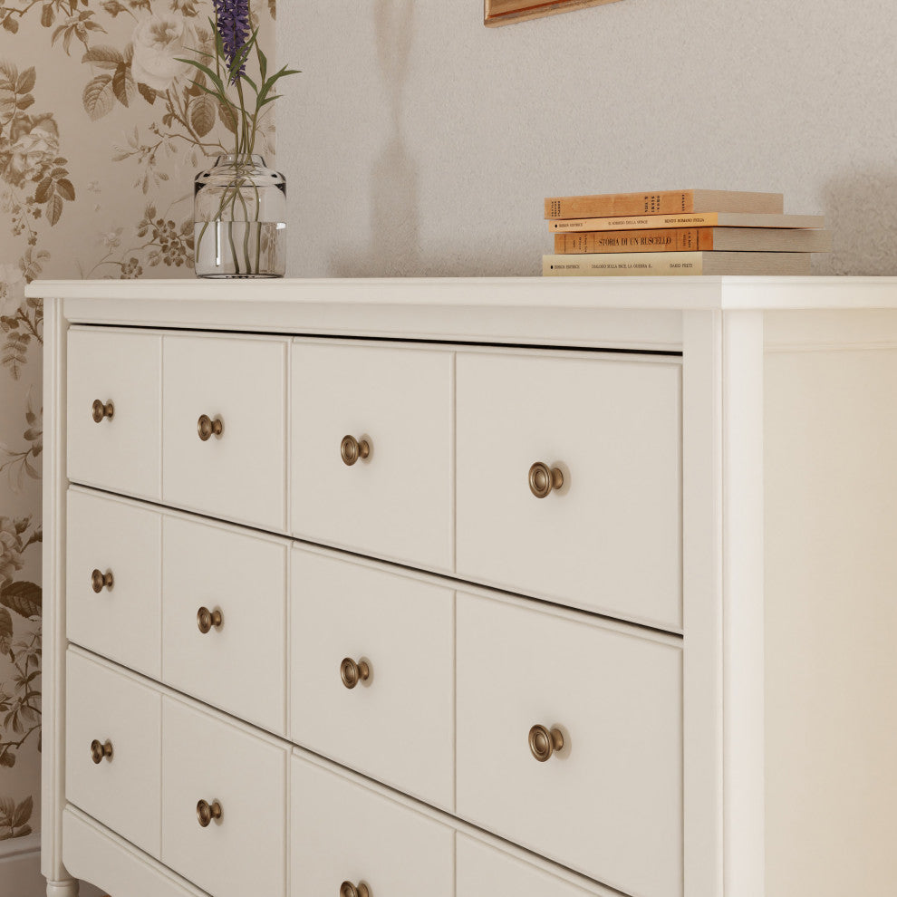 Liberty 6-Drawer Assembled Dresser, Warm White