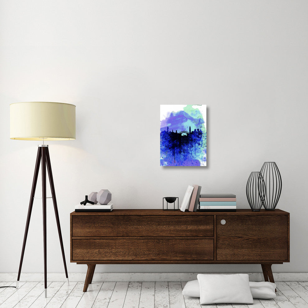 "Venice Watercolor Skyline" Fine Art Print