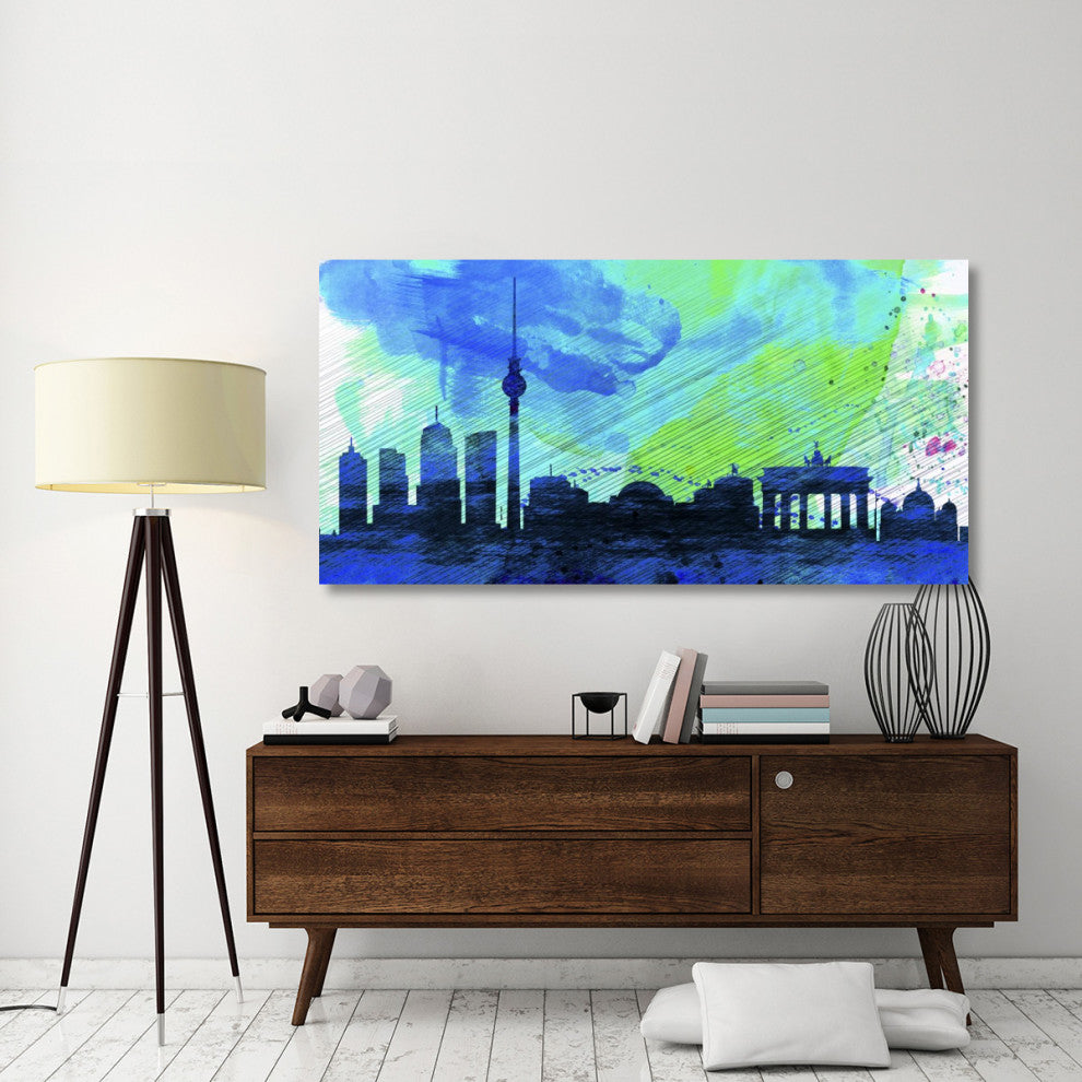 "Berlin City Skyline" Fine Art Print