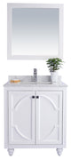 30" - White Cabinet + White Carrara Countertop