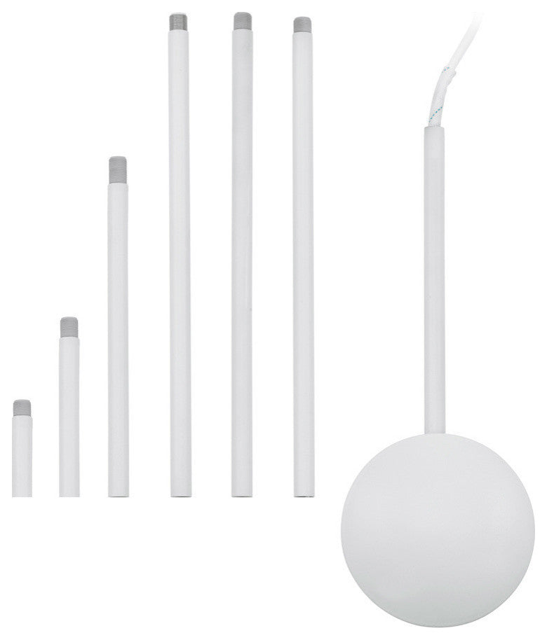 Electrical Box Extension w/ Chrome Finish, White