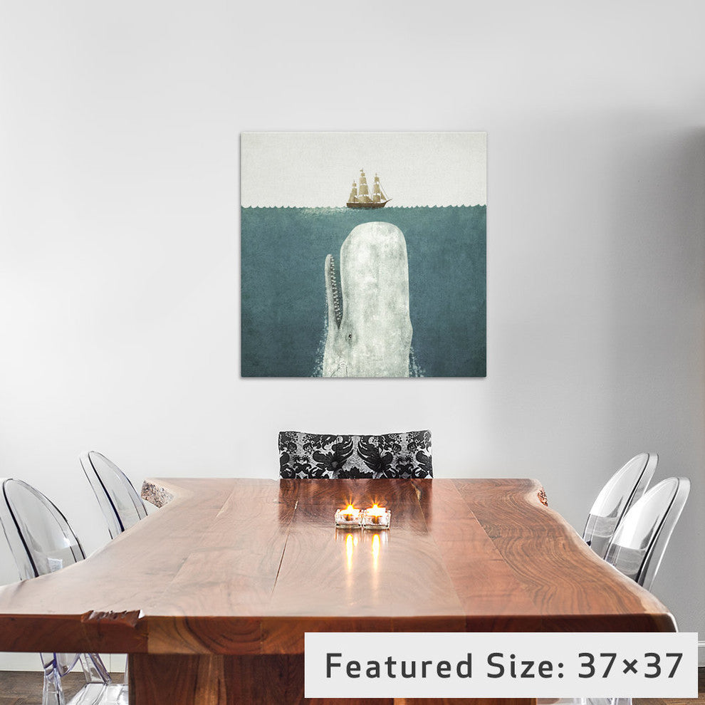 "White Whale Square" by Terry Fan, 37x37x1.5