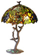 Chloe-Lighting 2-Light Leafs and Grapes Table Lamp Oval Shape