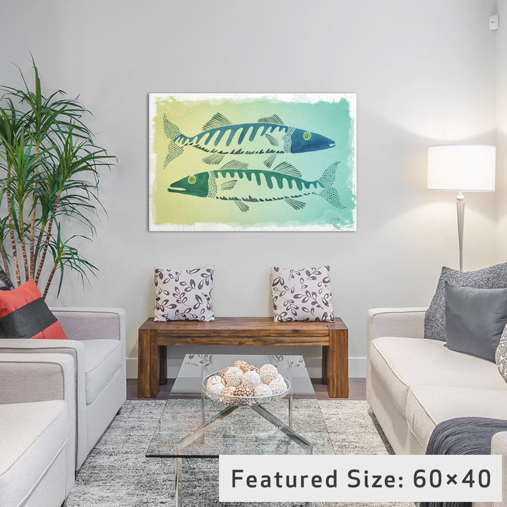 "Fish Artprint" by Cat Coquillette, 26x18x1.5