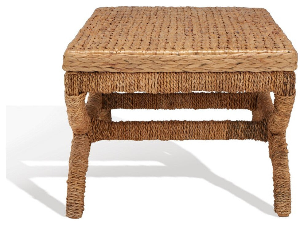 Safavieh Caycee Waterhyacinth Coffee Table Natural