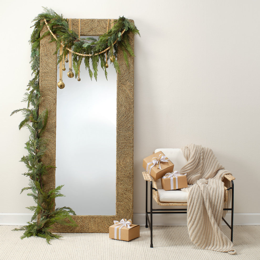 Harbor Floor Mirror, Seagrass