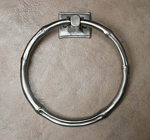 Bamboo Towel Ring, Shiny