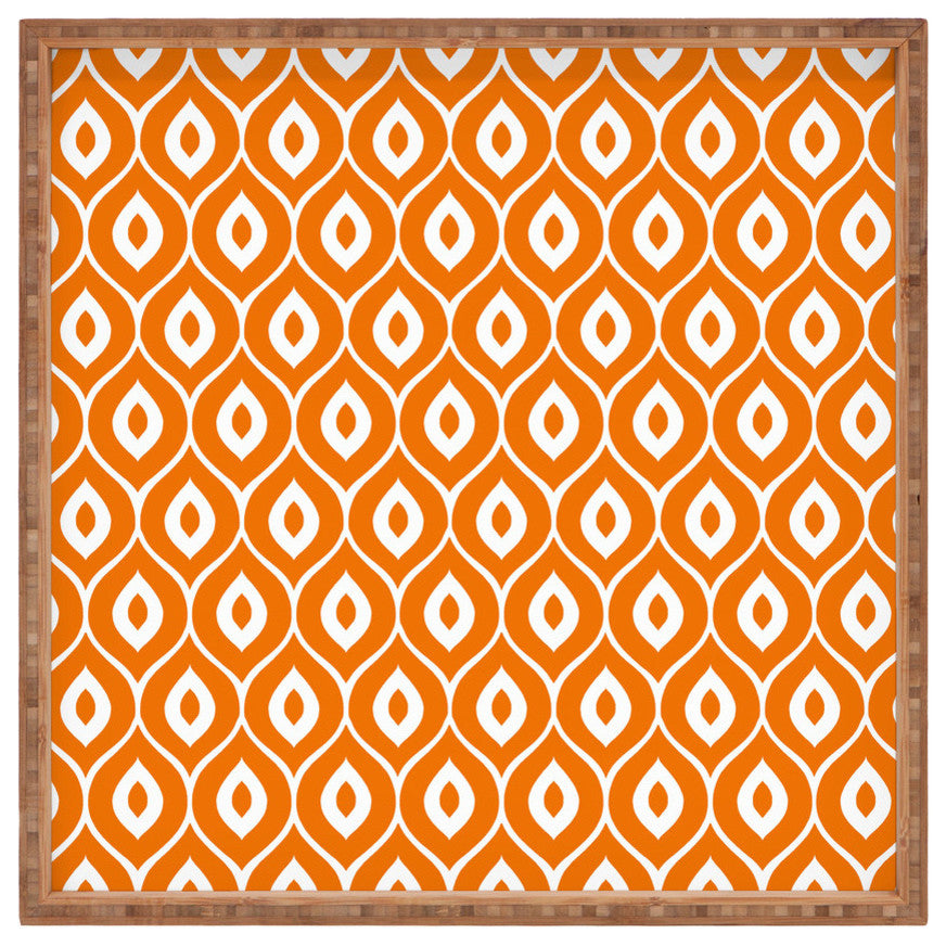 Aimee St Hill Leela Orange Square Tray