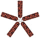 Flaming Fan Blade Covers, Set of 5