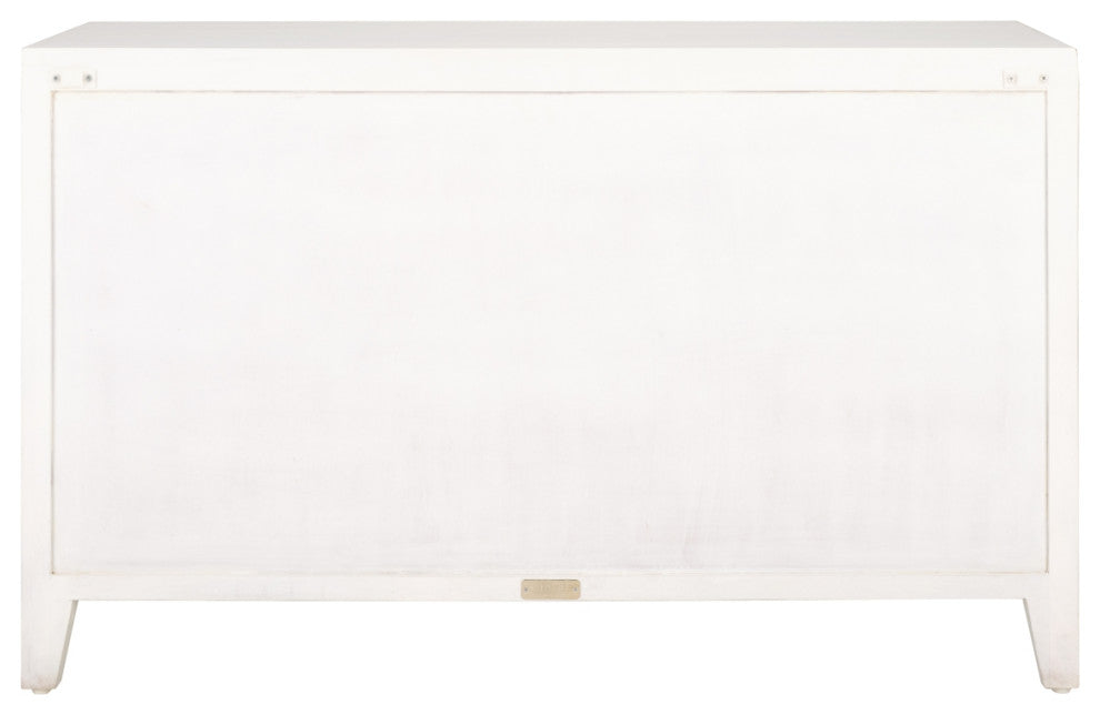 Safavieh Raelie 2 Shelf 2 Door Media Stand, White Washed