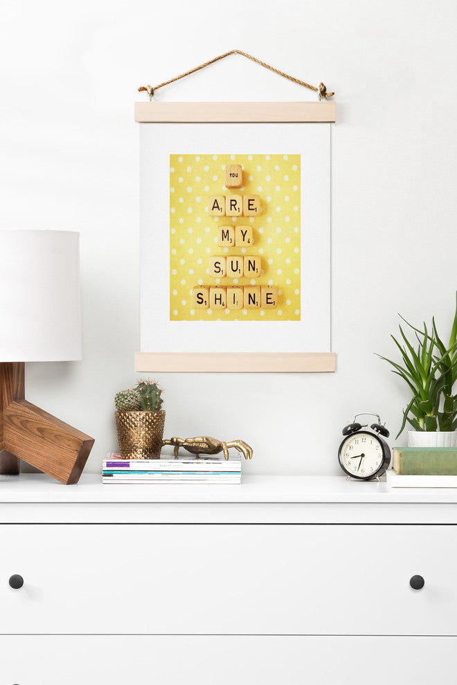 Deny Designs Happee Monkee You Are My Sunshine Art Print