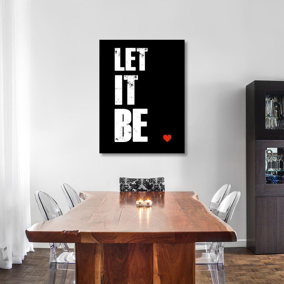 "Let It Be" Poster Fine Art Print