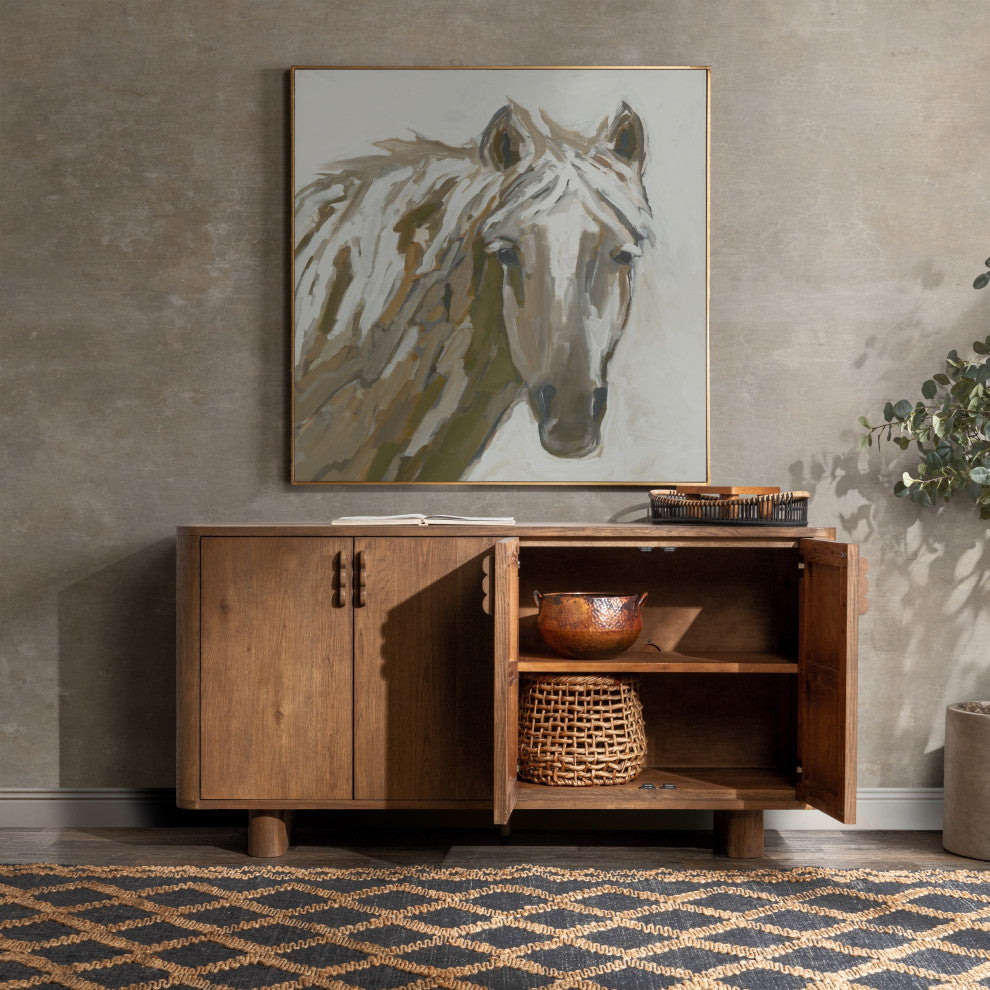 Tacoma 4-Door Wood Sideboard Buffet