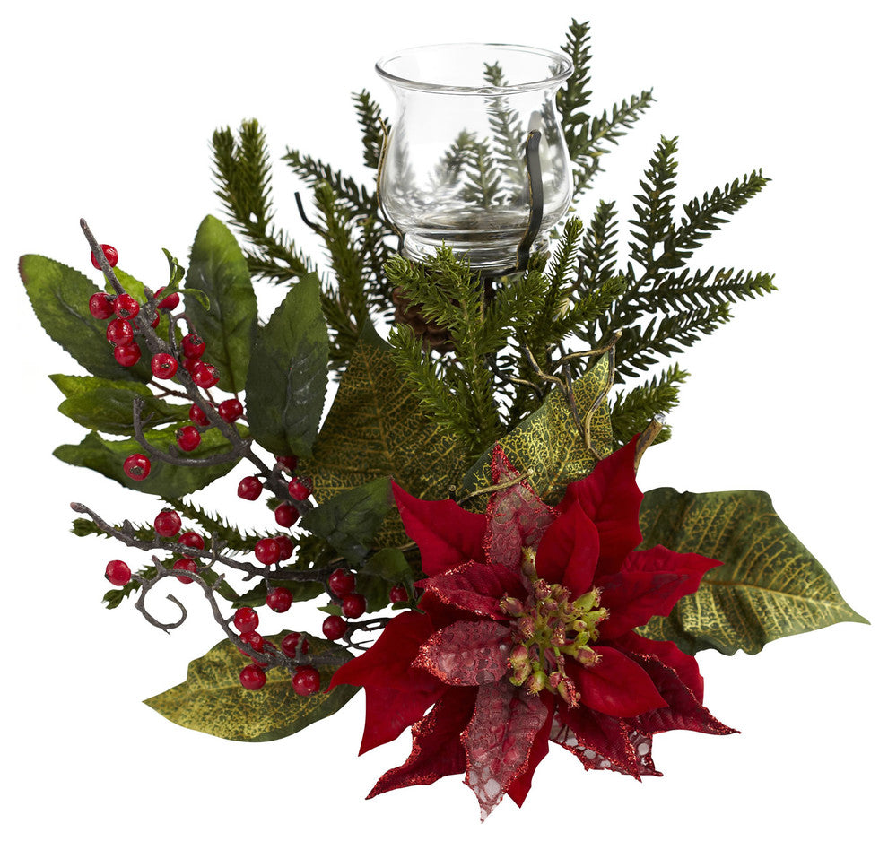 Poinsettia Candleabrum