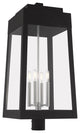 Transitional Black Outdoor Post Top Lantern