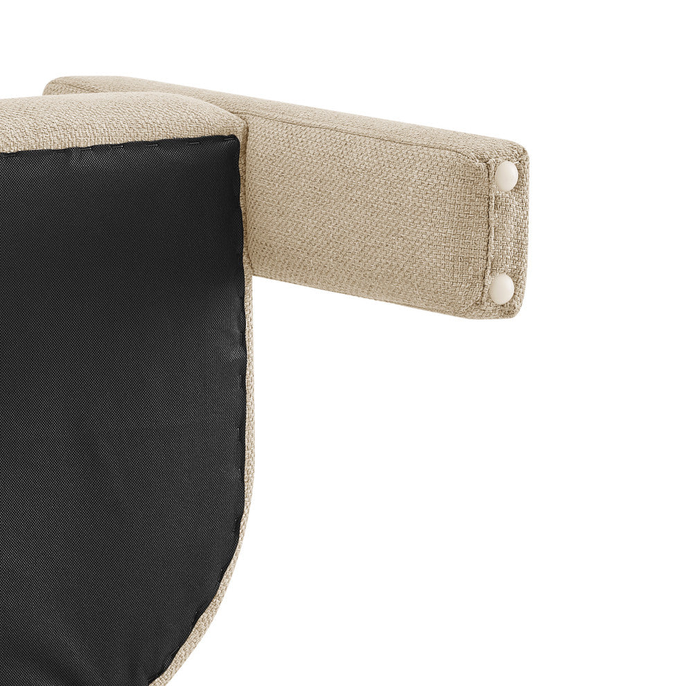 Sherlyn Dining Side Chair, Barley Beige, Fabric