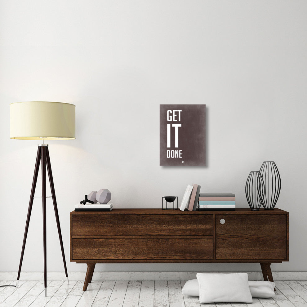 "Get It Done Poster Grey" Fine Art Print